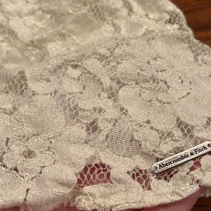 Abercrombie & Fitch cream colored skirt